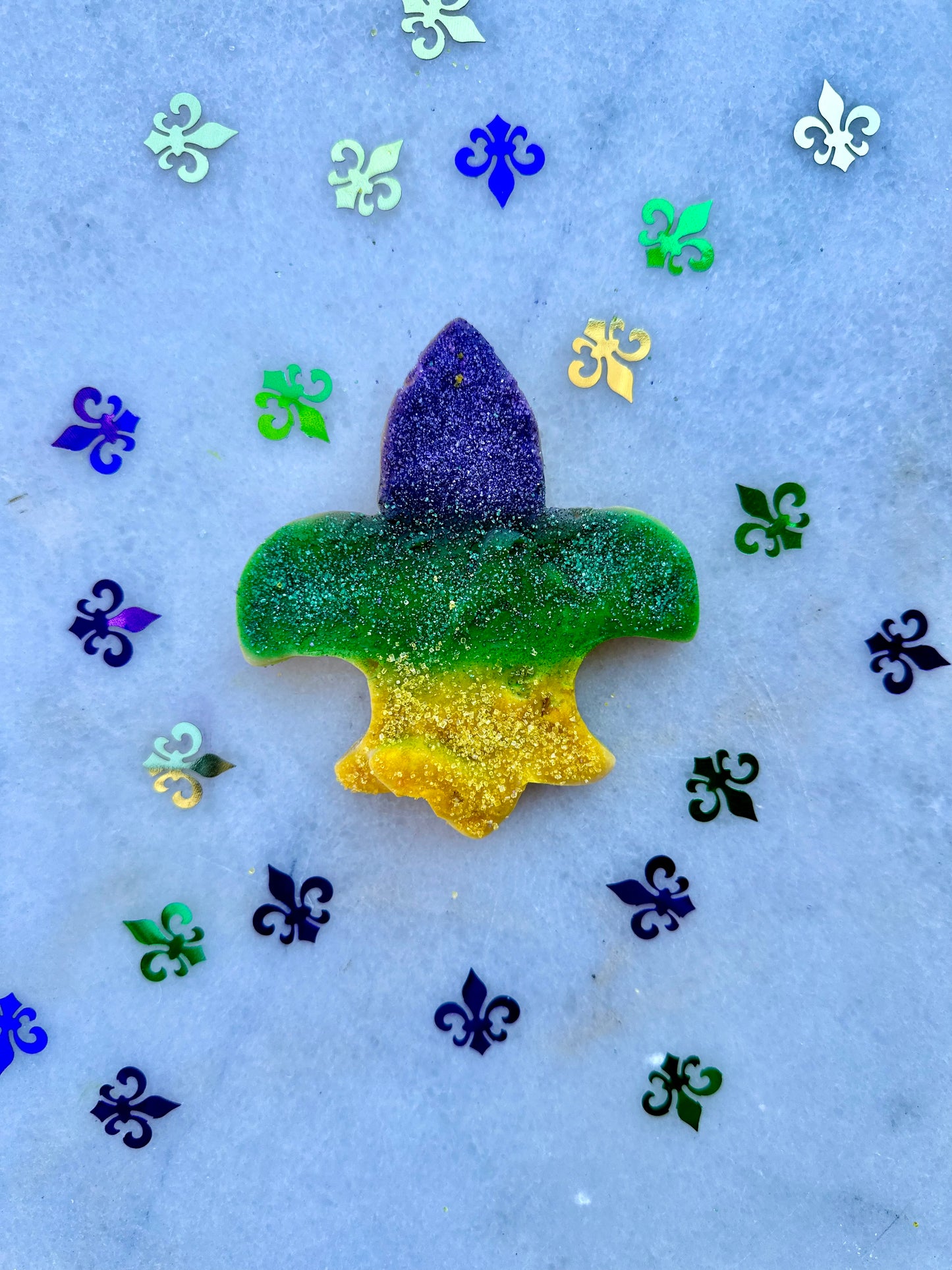 Fleur De Lis Mardi Gras Praline