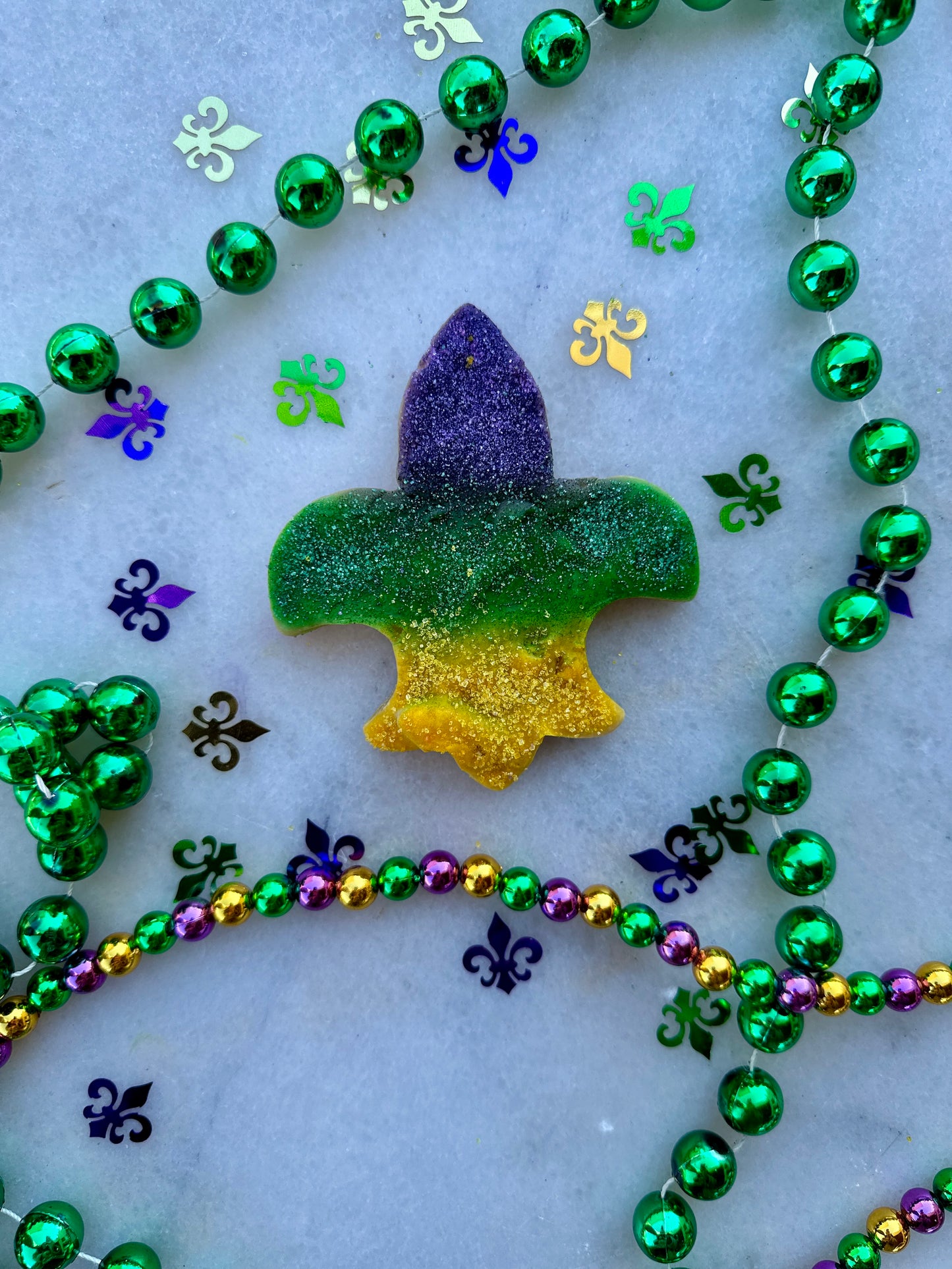 Fleur De Lis Mardi Gras Praline