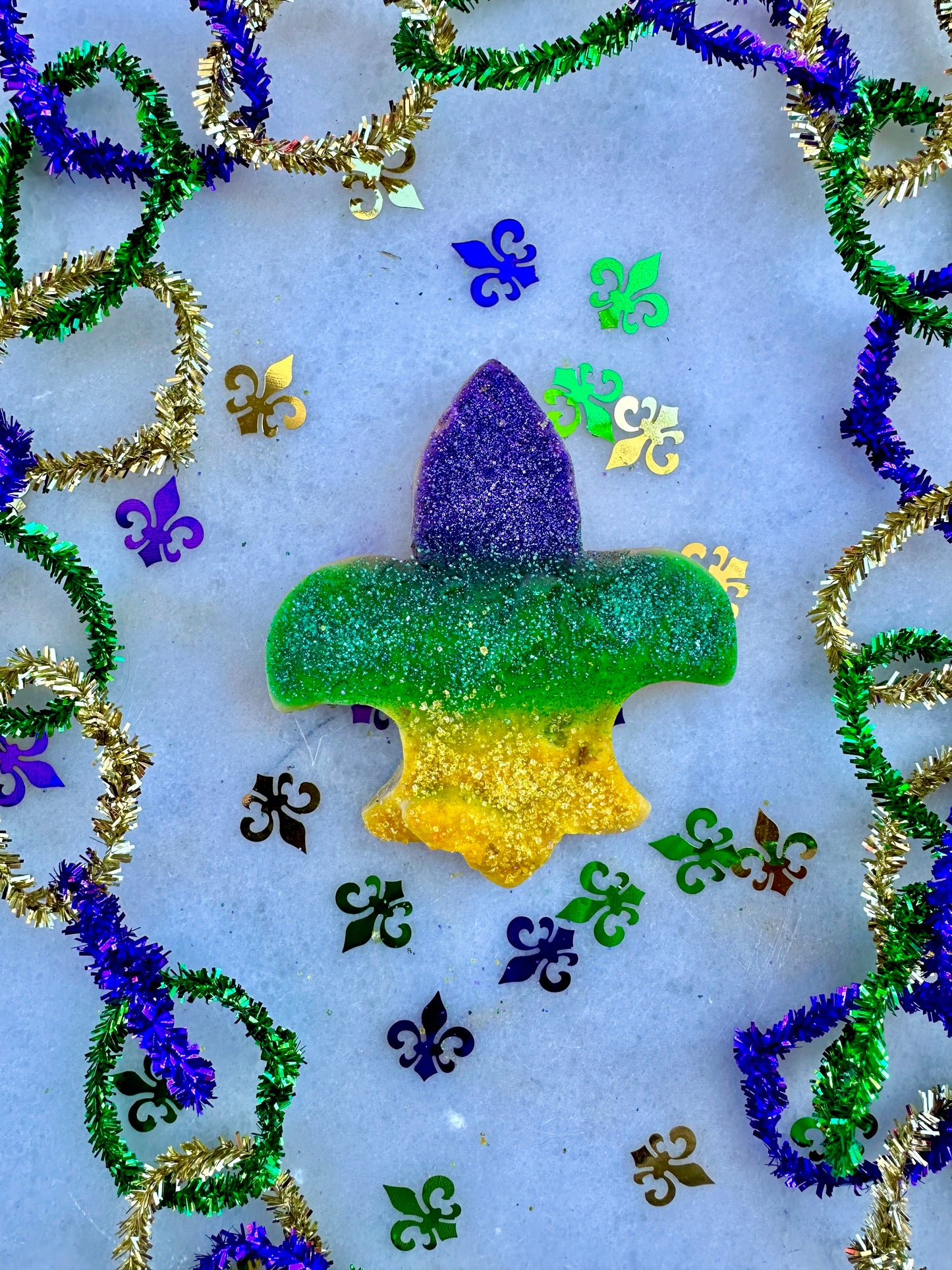 Fleur De Lis Mardi Gras Praline